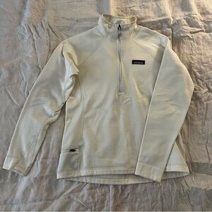 Patagonia White Fleece Quarter Zip